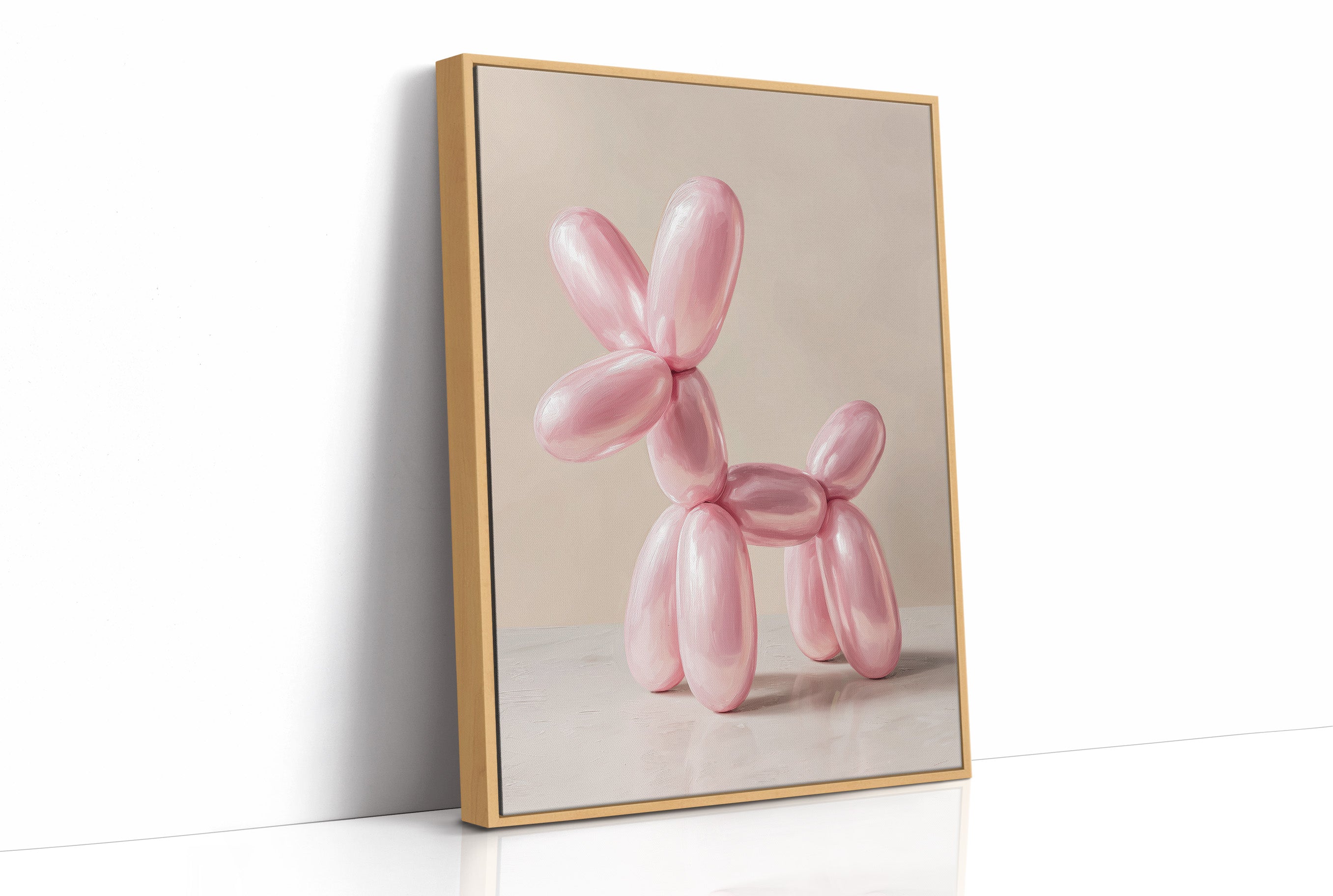 Pink Balloon Pup, Frozen Shine