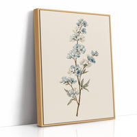 Blossom Branch In Blue And Cream
