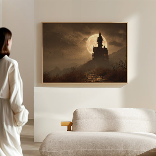 The Watcher Beneath the Moonlight