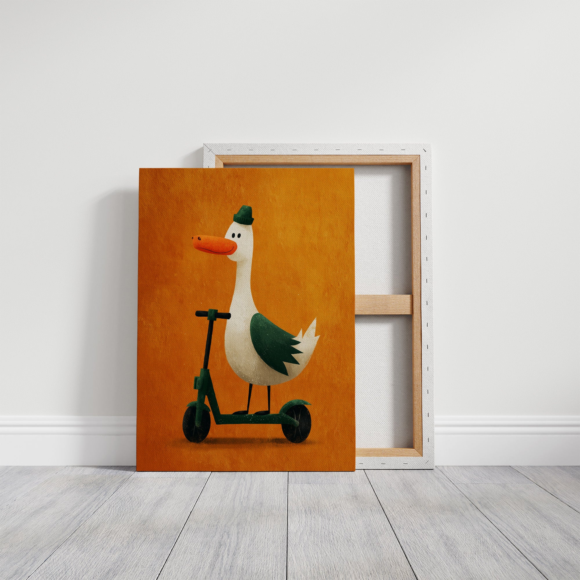 Goose on Wheels