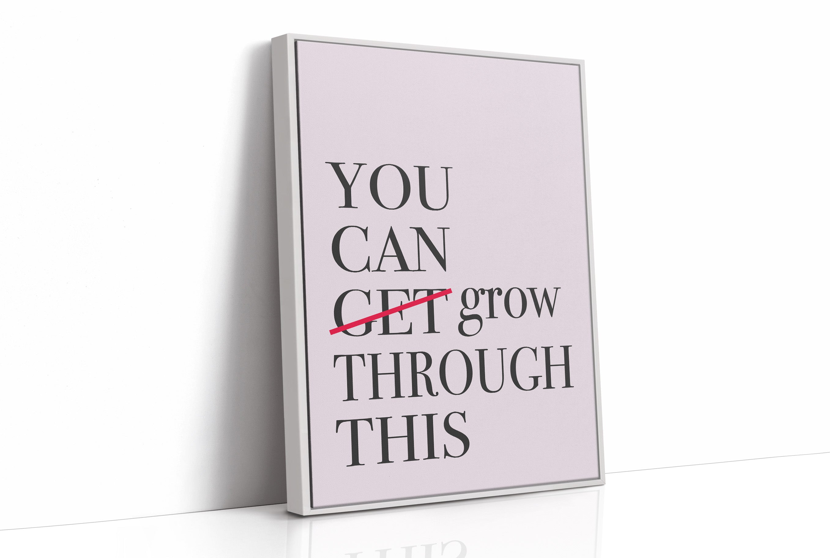 Grow, Not Just Get, Through (Serif)