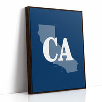California CA State Silhouette