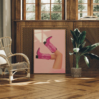 Pink Boots Paint Summer Stories