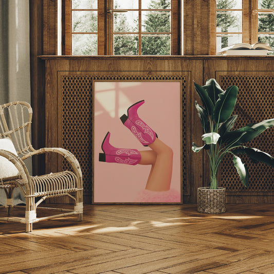 Pink Boots Paint Summer Stories