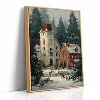Snowfall Over the Old Chapel