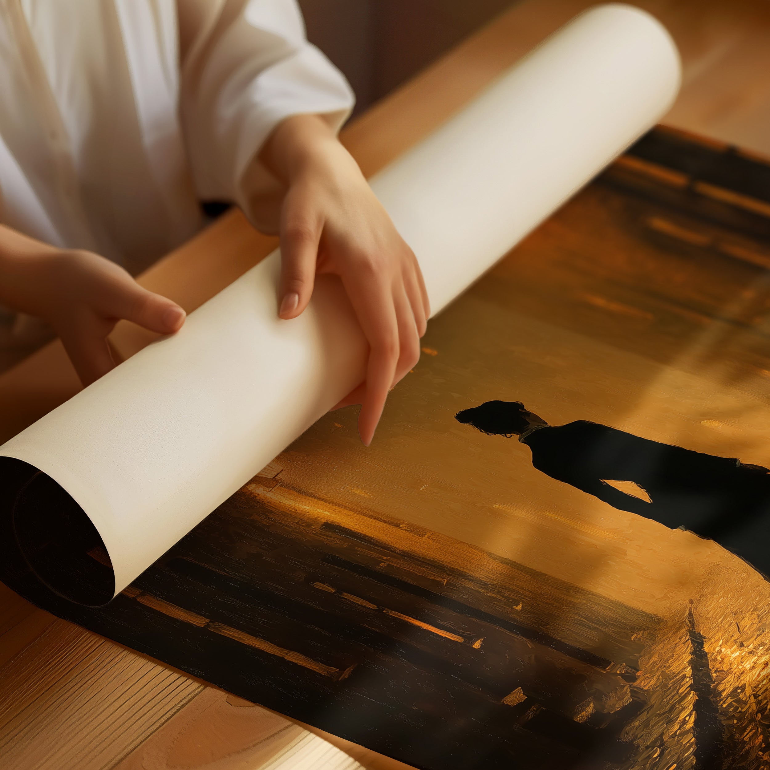 Cobblestone Journey By Gaslight