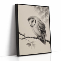 Twilight Perch In Gentle Gray