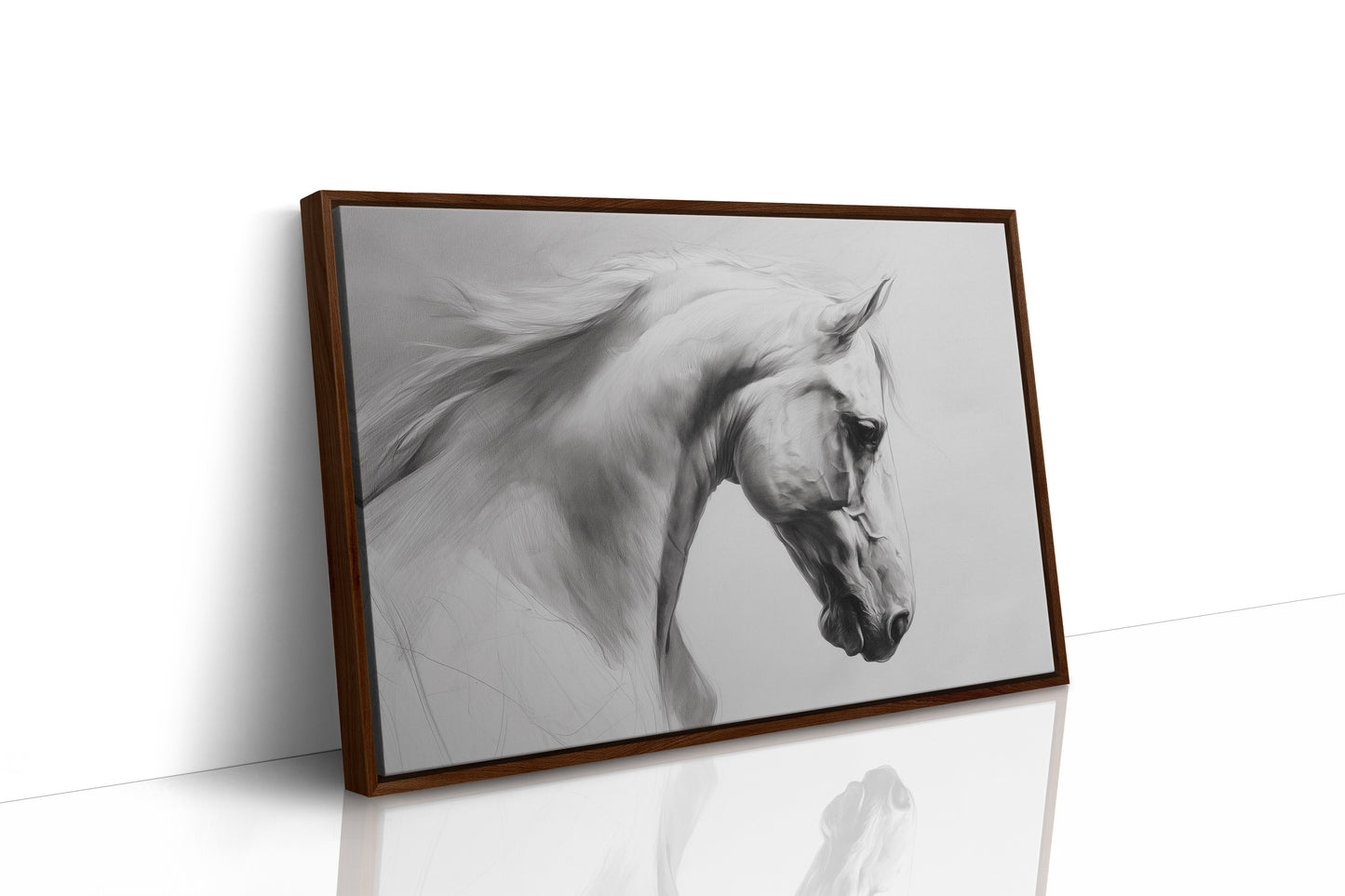 Silent Strength In Charcoal Tones