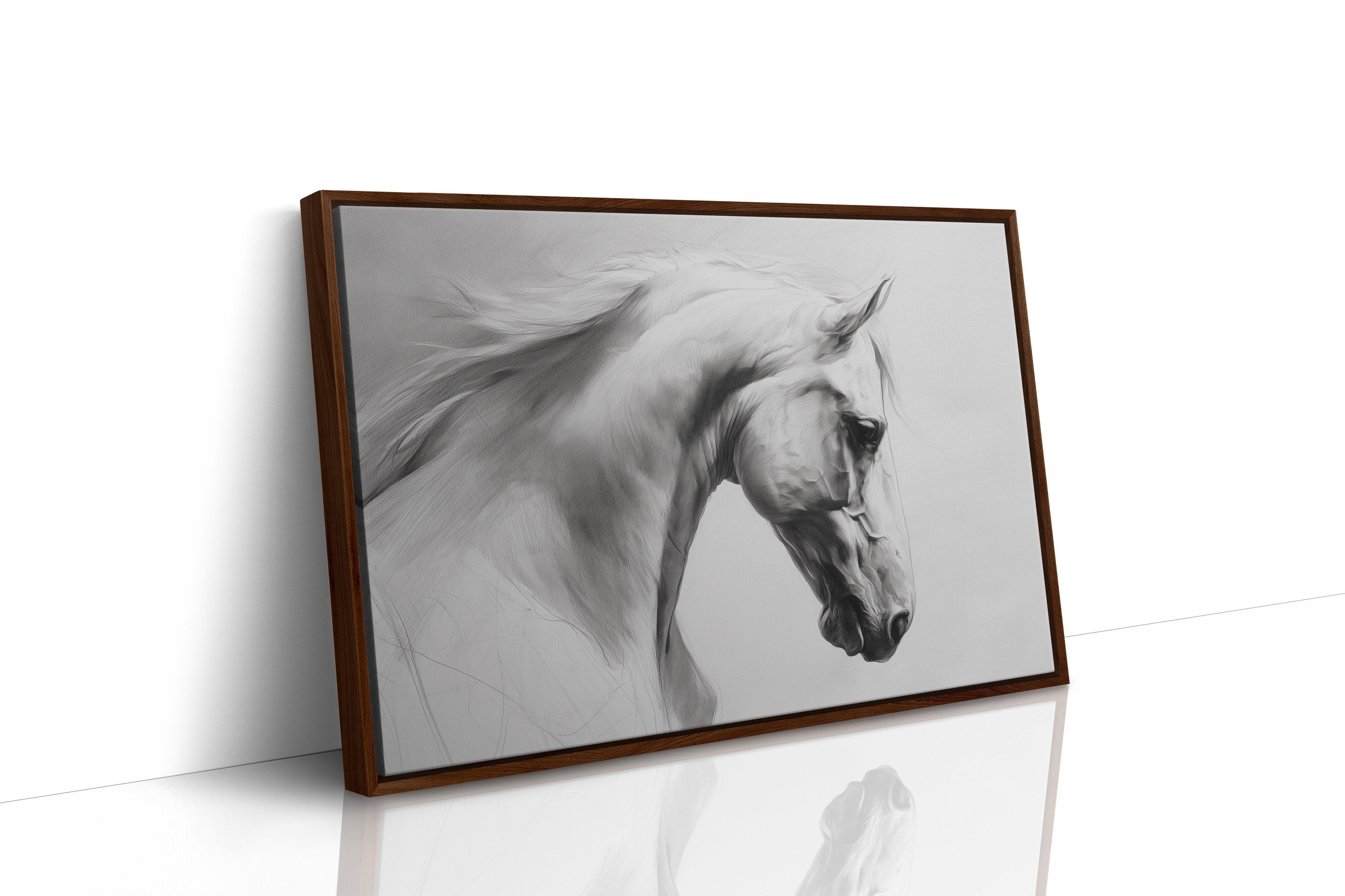 Silent Strength In Charcoal Tones