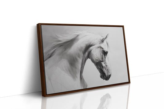 Silent Strength In Charcoal Tones
