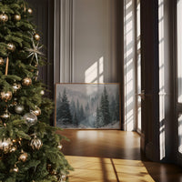 When the Fog Lifted over the Pines