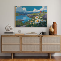 Daisies Dance Above Northern Waters