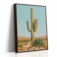 Saguaro Under Turquoise Sky