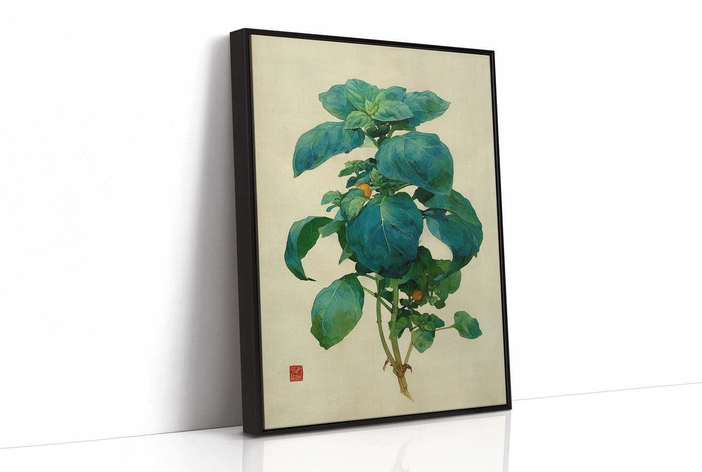 Basil Leaves Dance In Morning Light