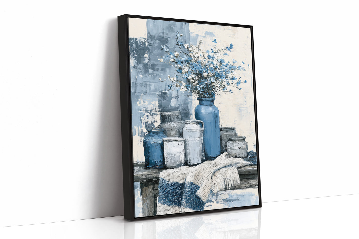 Farmhouse Jars and Wildflower Blues
