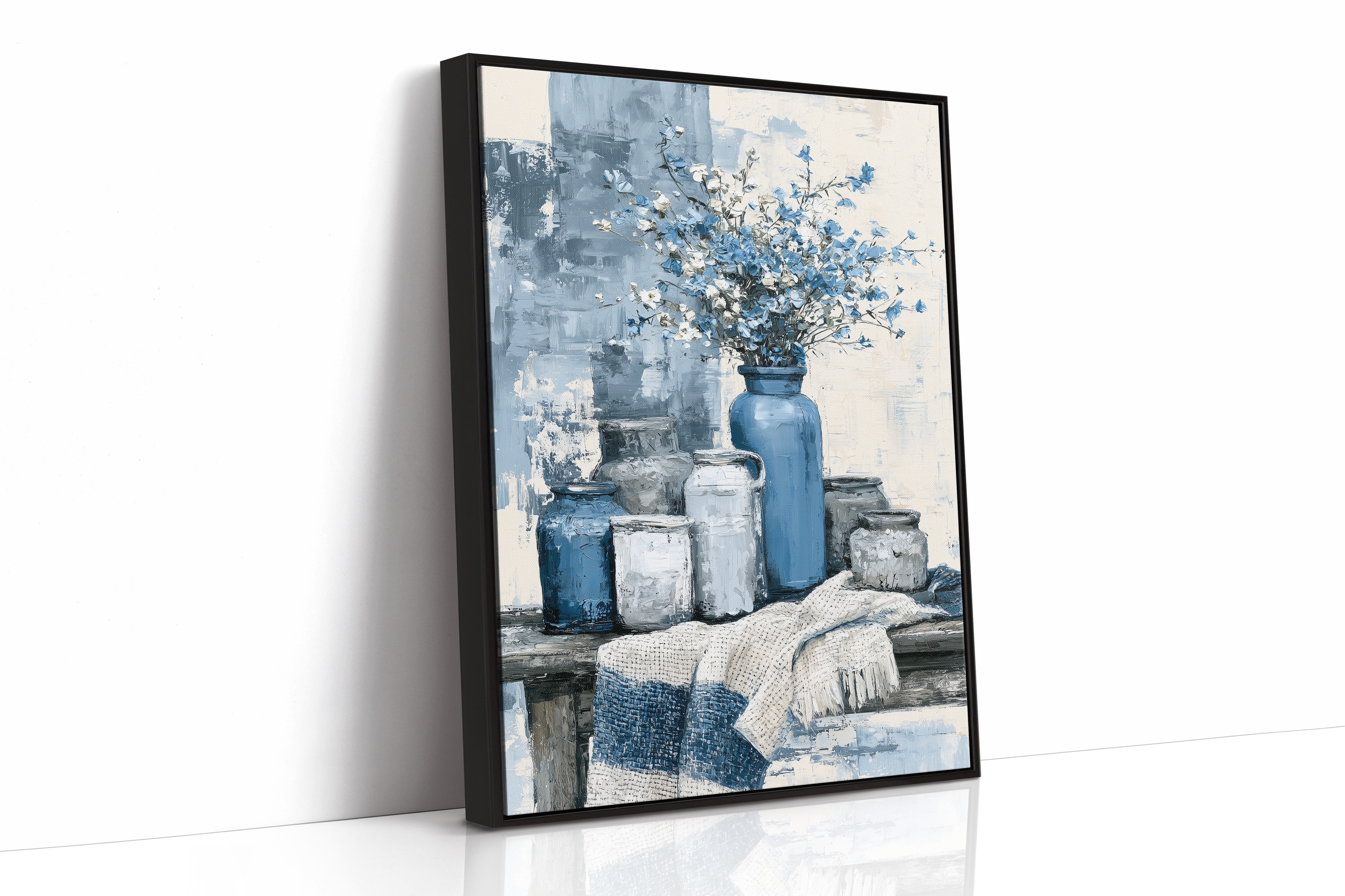 Farmhouse Jars and Wildflower Blues