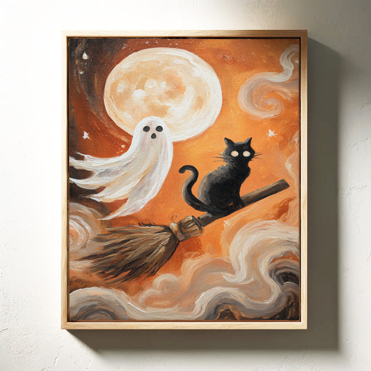 Midnight Mischief on a Broomstick