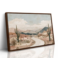 Winding Path Through Painted Hills