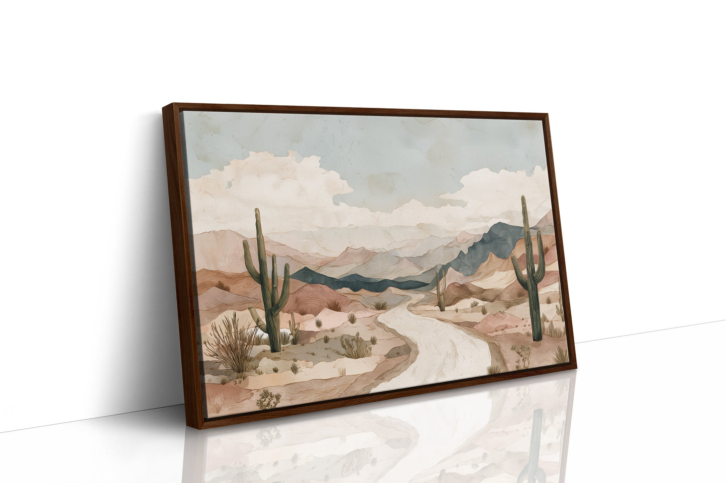 Winding Path Through Painted Hills