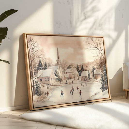 Winter's Dance On Village Ice