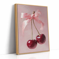 Cherries, Bow-Tied and Blushing