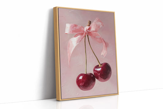 Cherries, Bow-Tied and Blushing