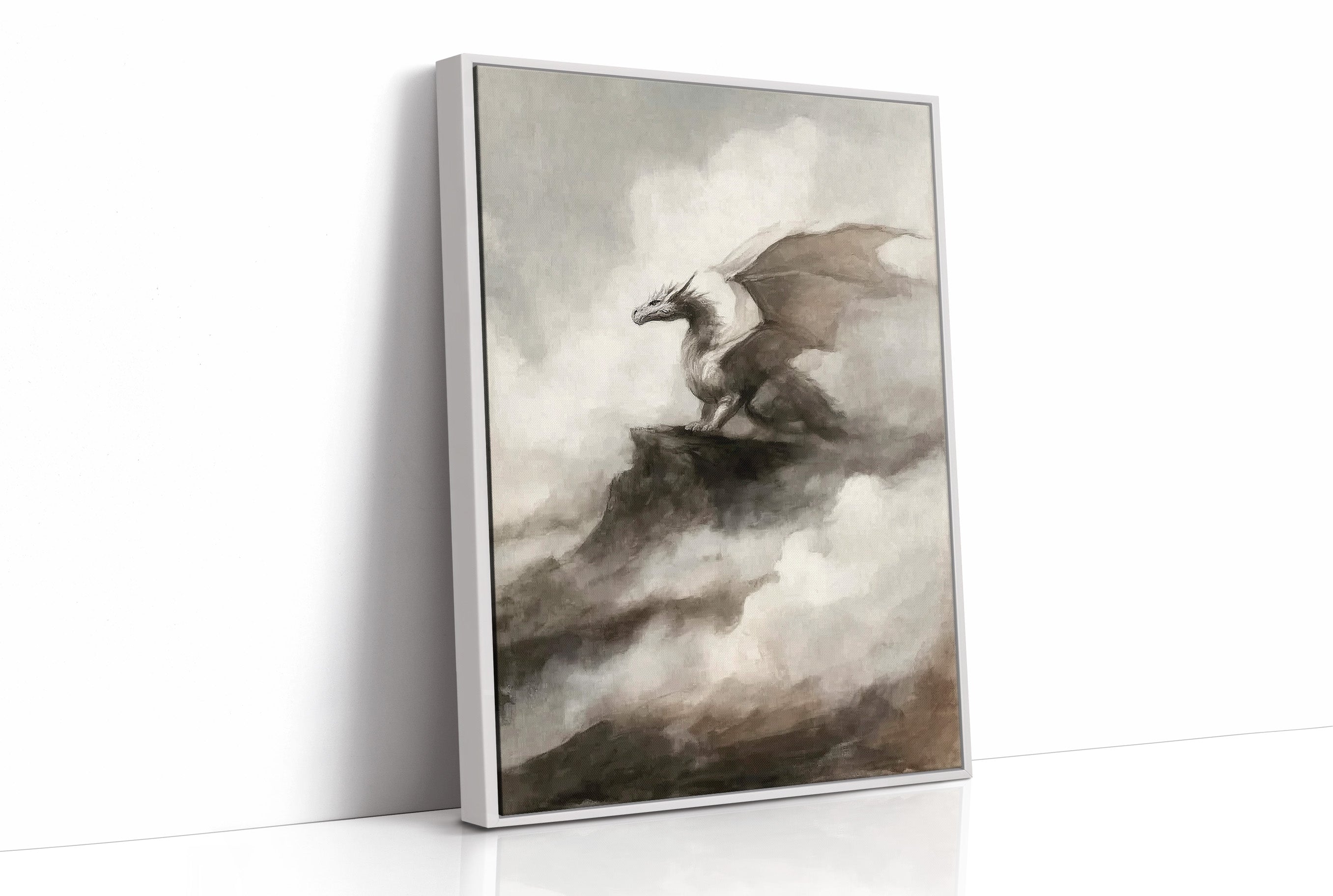 Perched Between Mist And Stone