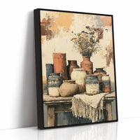 Sunbaked Pottery and Faded Blooms