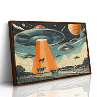Cosmic Cows Under Orange Beams