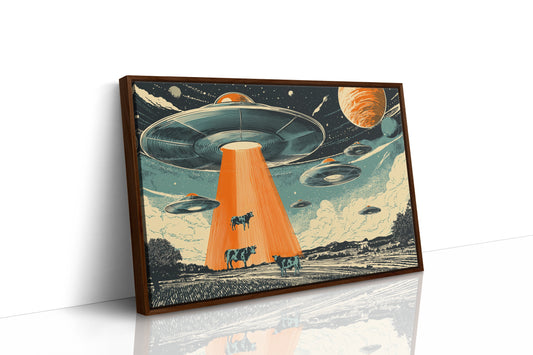 Cosmic Cows Under Orange Beams