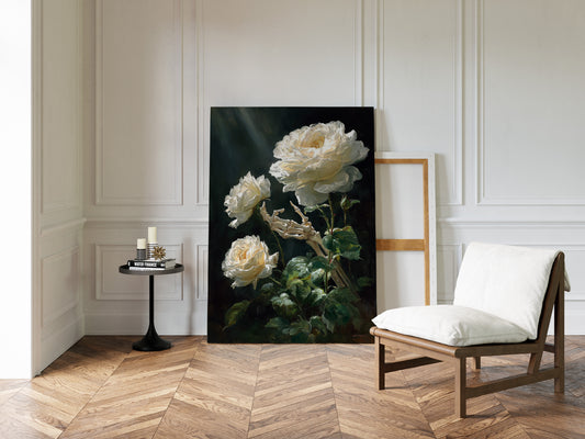 Petals Embrace the Silent Bone
