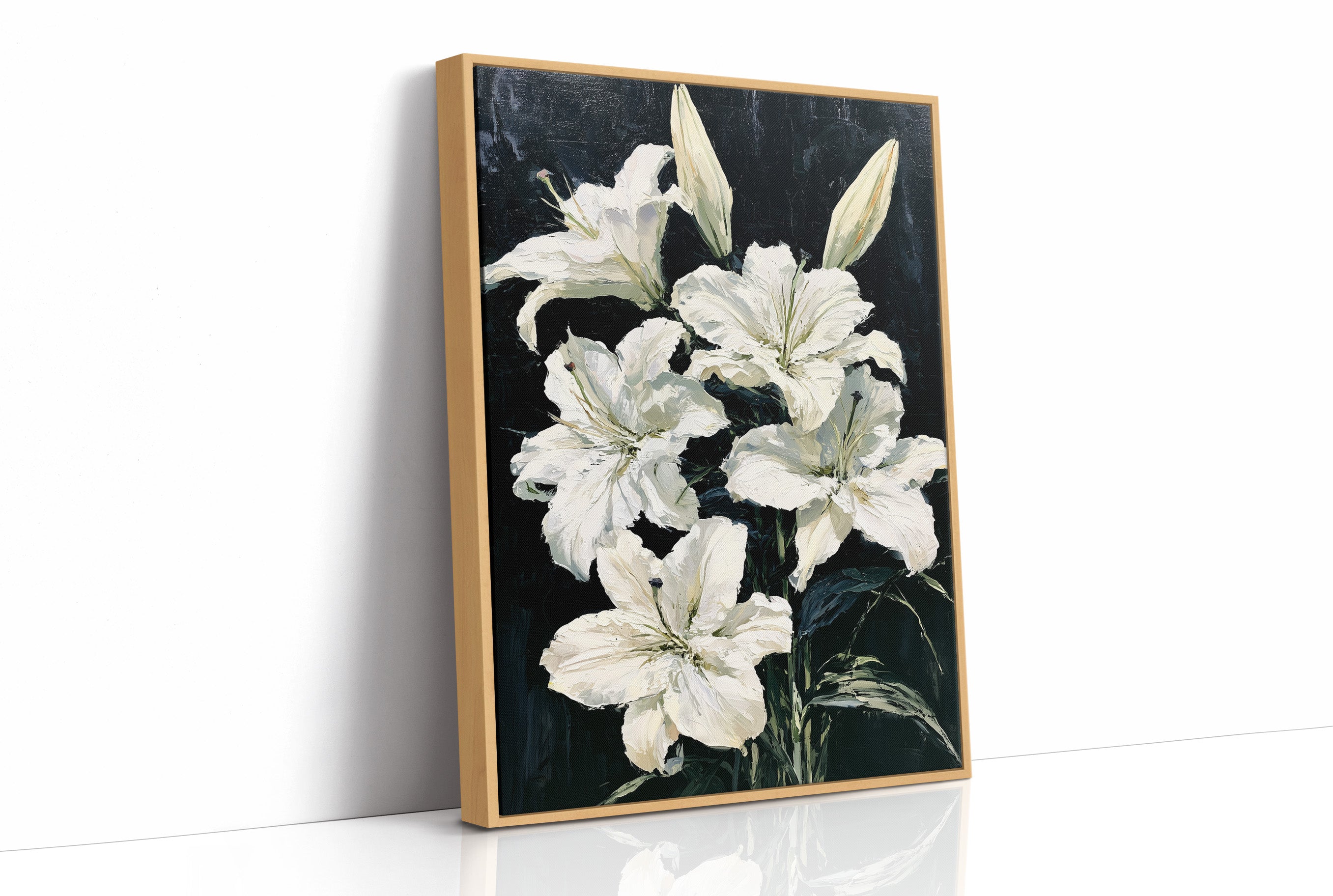 Lilies Against the Dark