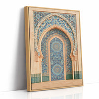 Moroccan Archway In Mosaic Blue