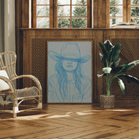 Blue Lines Paint Prairie Stories