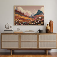 Alpine Meadows Bloom In Gold