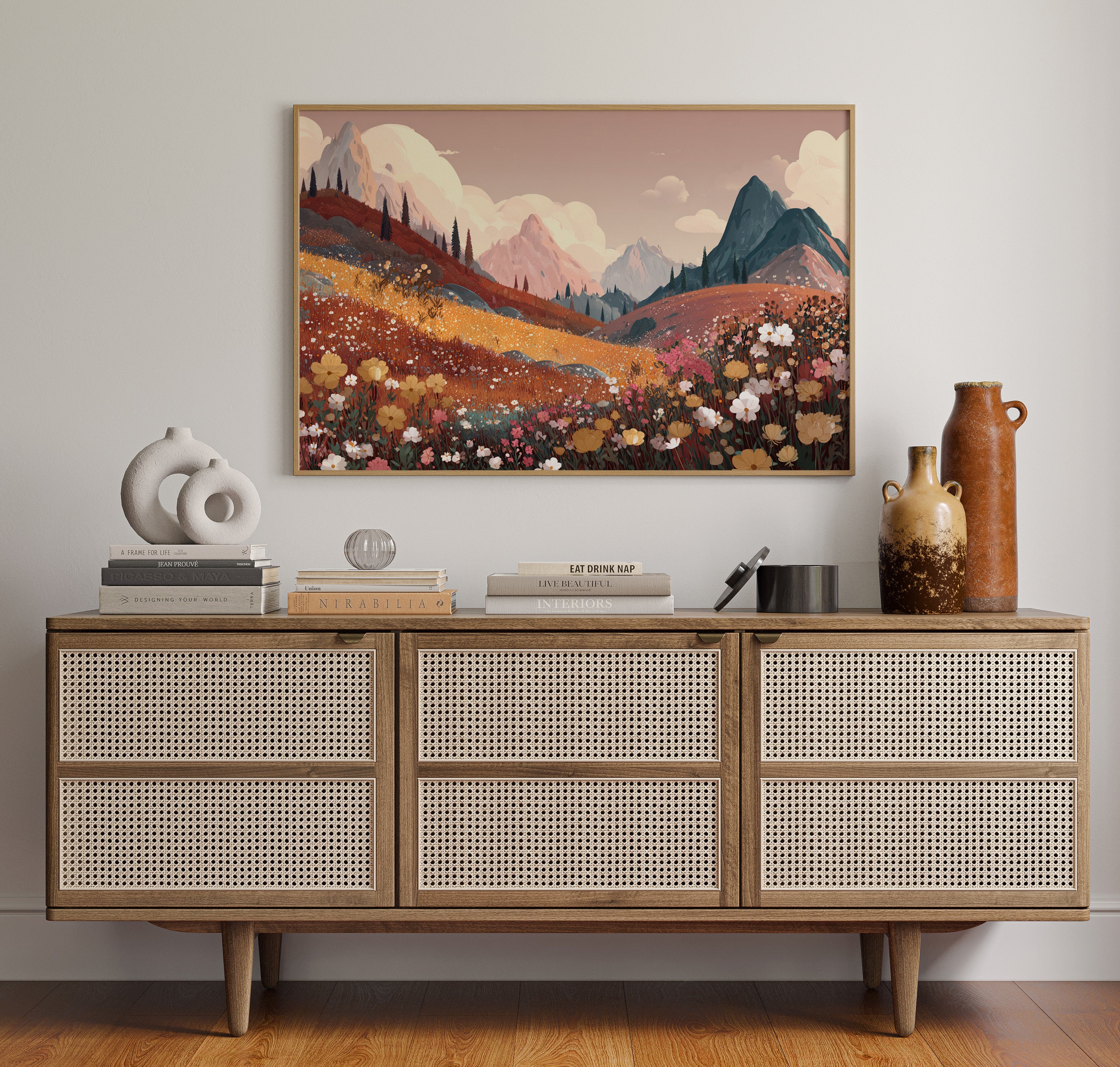 Alpine Meadows Bloom In Gold