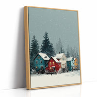 Snow Falls on Main Street