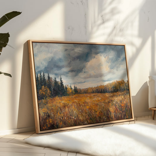 Autumn Prairie Holds Golden Hours