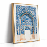 Indigo Archway, Watercolor Study