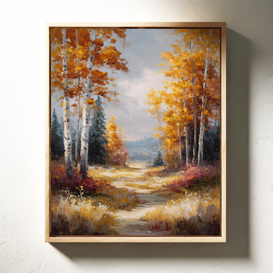 Path Through Golden Leaves