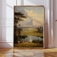 Ancient Pyramids Bathe In Golden Light