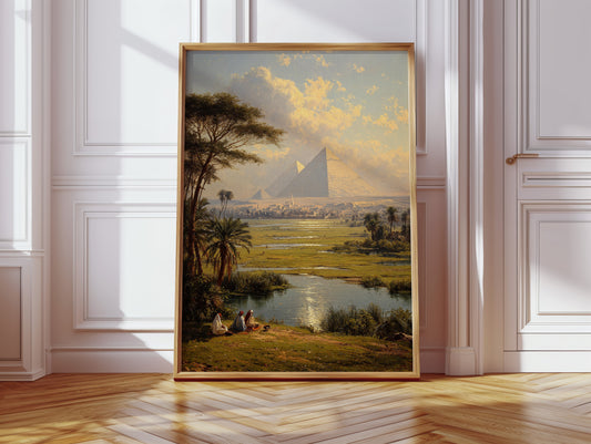 Ancient Pyramids Bathe In Golden Light