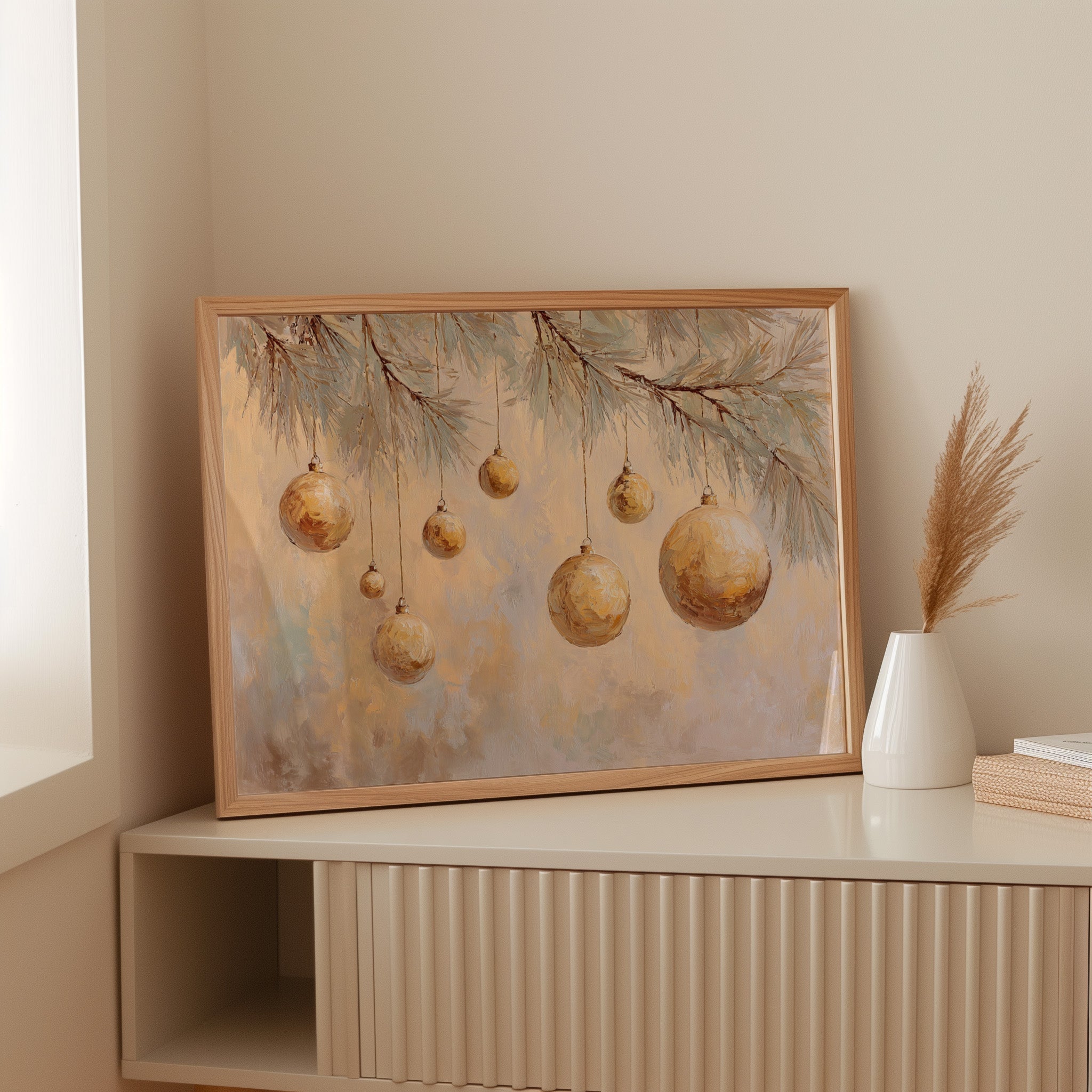 Glistening Orbs of Winter's Embrace