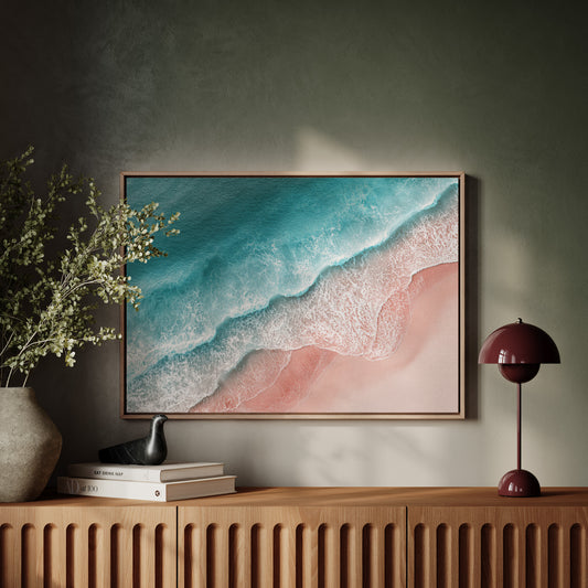 Tides Crafting Their Own Canvas