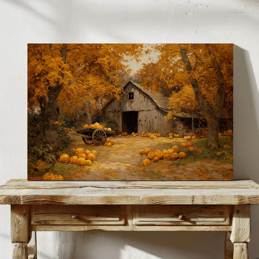 Harvest Gold Beneath Amber Canopy