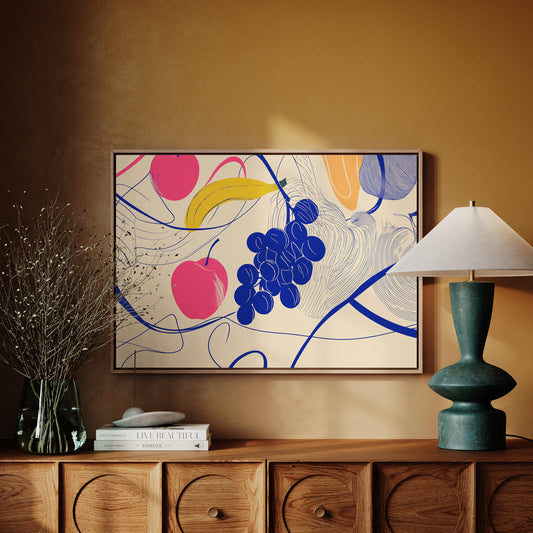 Summer Fruits Dance In Cream Light