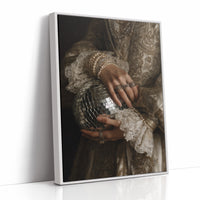Pearls Meet Midnight's Gleaming Ball