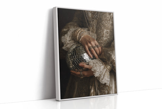 Pearls Meet Midnight's Gleaming Ball