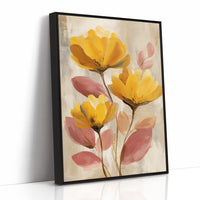 Golden Petals Dance In Morning Light