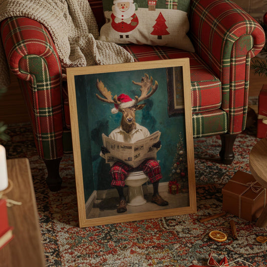 Morning News With Festive Antlers